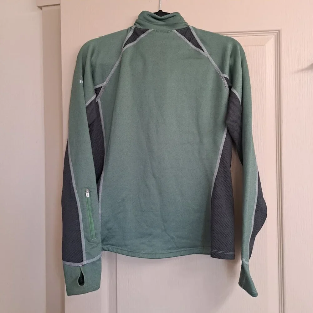 The‎ North Face women's light jacket shirt quarter zip size medium long sleeve